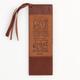 Bookmark Tassel: Steadfast Love, Brown/Tan Imitation Leather - Thumbnail 0