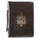 Bible Cover Medium Holy Bible Brown Luxleather Bible Cover - Thumbnail 0