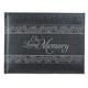 Guest Book: In Loving Memory, Charcoal Lace Imitation Leather - Thumbnail 0