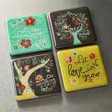 Magnetic Set of 4 Magnets: Love Grows Novelty - Thumbnail 3