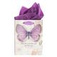 Gift Bag Small: May You Have a Blessed Day Butterfly/Purple Stationery - Thumbnail 1