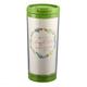 Polymer Mug With Design Insert: I Can Do All This, Colored Wreath (Lime Green/white) Homeware - Thumbnail 0