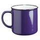 Stoneware Mug: Be Still & Know That I Am God Psalm 46:10 (Purple/white) Homeware - Thumbnail 1
