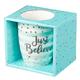 Ceramic Sparkle Mug: Just Believe Turquoise/Stripes (325ml) Homeware - Thumbnail 2
