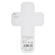 Bookmark Cross-Shaped: Give Thanks to the Lord, White Cross/Floral Stationery - Thumbnail 1