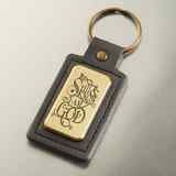 Luxleather Keyring: Be Still & Know That I Am God Saved By Grace (Black/gold) Jewellery - Thumbnail 3