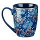 Ceramic Mug: May He Give You the Desire of Your Heart (Psalm 20:4) Navy/Floral (355ml) Homeware - Thumbnail 1