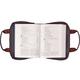 Bible Cover Metal Badge Trust in the Lord Navy Large Fashion Bible Cover - Thumbnail 4