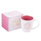Ceramic Mug: You Are Loved, Pink/White (414ml) Homeware - Thumbnail 2