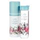 Water Bottle Clear Glass: The Joy of the Lord is My Strength, Floral, Rejoice Collection Homeware - Thumbnail 1