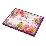 Large Glass Cutting Board: Glory of God, Floral Homeware - Thumbnail 3