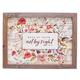 Framed Wall Art: Walk By Faith, Not By Sight, Floral Plaque - Thumbnail 0