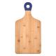 Bamboo Wood Cutting Board: Blessed Beyond Measure With Blue Handle (Blessed Beyond Measure Collection) Homeware - Thumbnail 1