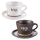 Ceramic Mugs 355ml: Mr & Mrs Better Together (Set of 2 With Saucers) (Better Together Collection) Homeware - Thumbnail 0