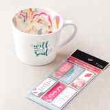 Ceramic Mug It is Well, White With Interior Design (384ml) (Well With My Soul Collection) Homeware - Thumbnail 1