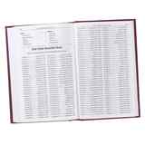 KJV One Year Reading Plan Bible Burgundy Red Letter Edition Hardback - Thumbnail 7