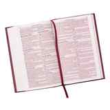 KJV One Year Reading Plan Bible Burgundy Red Letter Edition Hardback - Thumbnail 5