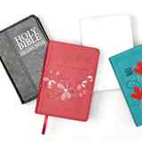 KJV Trendy Pocket Edition Pink Red Letter Edition Imitation Leather - Thumbnail 5