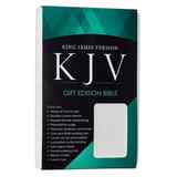 KJV Gift and Award Bible White Red Letter Edition Imitation Leather - Thumbnail 6