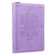 Journal With Zip Closure: I Know the Plans, Purple Imitation Leather - Thumbnail 3