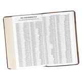 KJV Giant Print Bible 2-Tone Brown Red Letter Edition Imitation Leather - Thumbnail 8