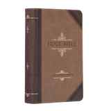 KJV Giant Print Bible 2-Tone Brown Red Letter Edition Imitation Leather - Thumbnail 3