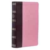 KJV Giant Print Bible Pink/Brown Red Letter Edition Imitation Leather - Thumbnail 3