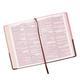 KJV Large Print Thinline Bible Brown Pink Red Letter Edition Imitation Leather - Thumbnail 4