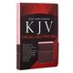 KJV Large Print Thinline Bible Brown Pink Red Letter Edition Imitation Leather - Thumbnail 6