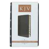 KJV Giant Print Bible 2-Tone Black (Red Letter Edition) Imitation Leather - Thumbnail 7