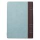 Journal With Zip Closure: Blessed Turquoise/Brown (Luke 1:45) Imitation Leather - Thumbnail 1