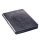 Journal With Zip Closure: Be Strong & Courageous, Grey/Black (Joshua 1:9) Imitation Leather - Thumbnail 3