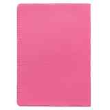 Journal: She is Clothed With Strength and Dignity, Pink Genuine Leather (Proverbs 31:25) Genuine Leather - Thumbnail 1
