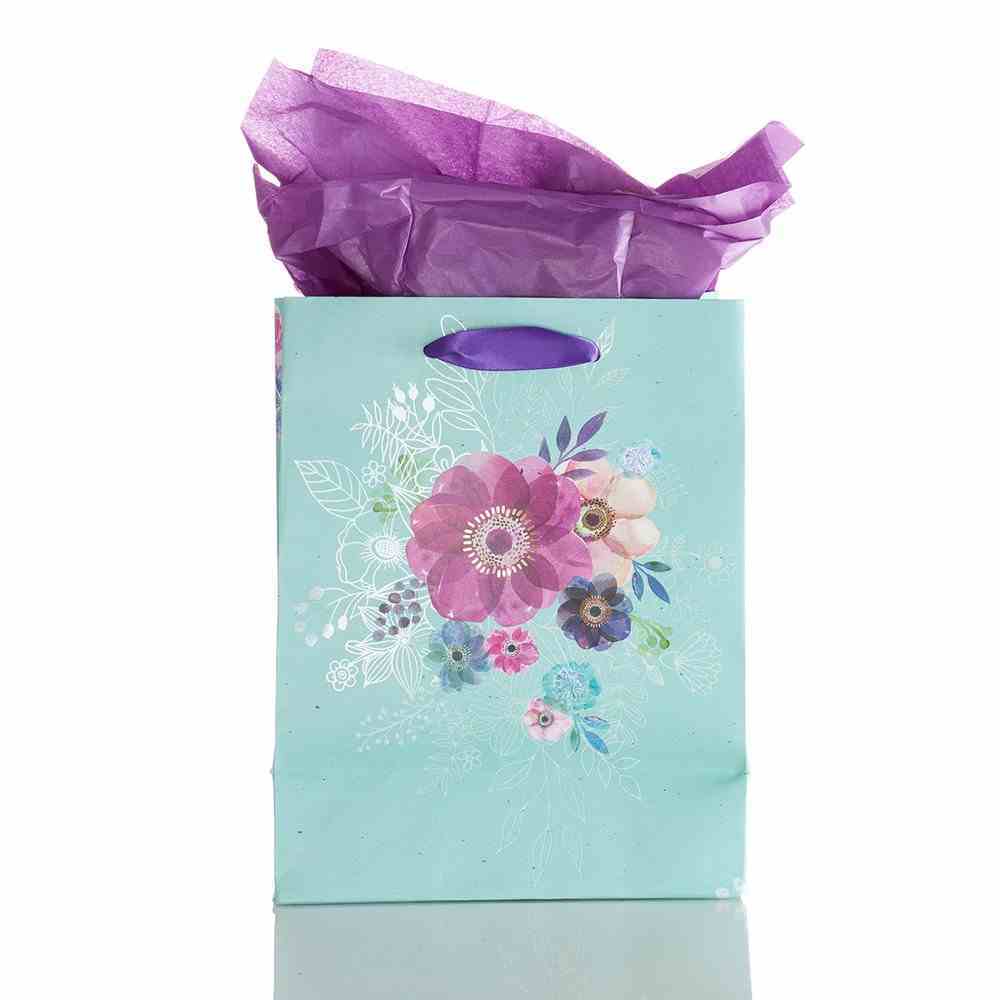 Gift Bag Medium: Plans to Give You a Hope and a Future, Floral (Jer 29:11) Stationery