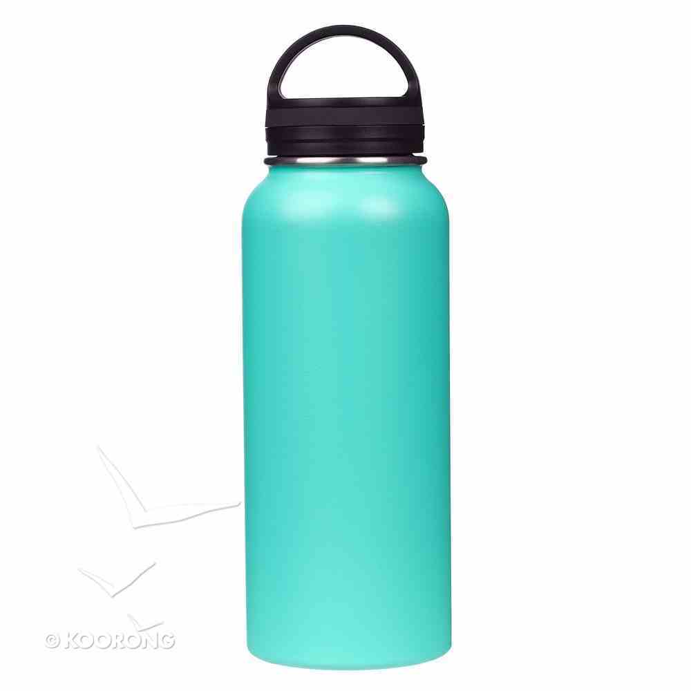 Water Bottle 1000Ml Stainless Steel: Plans to Give You a Hope and Future, Blue (Jer 29:11) Homeware