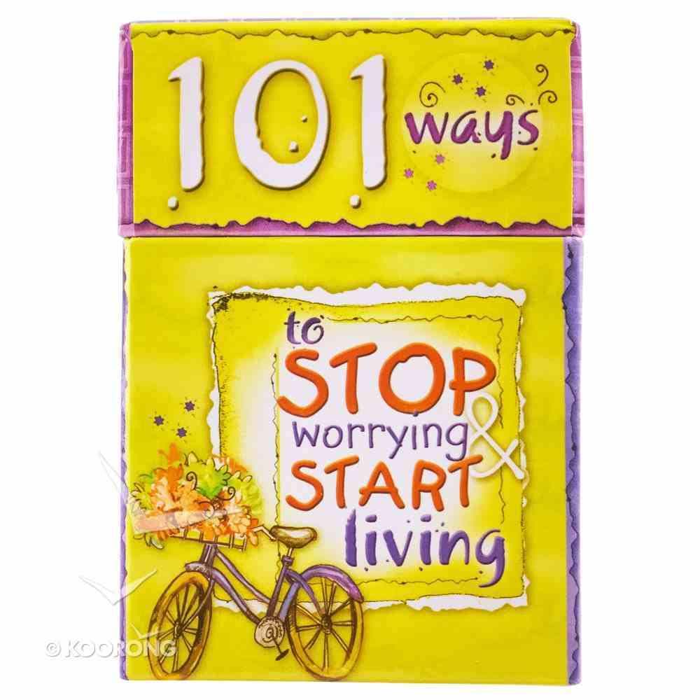 Box of Blessings: 101 Ways to Stop Worrying Start Living Stationery