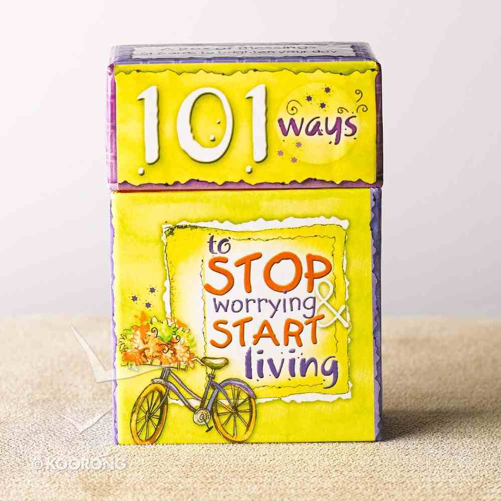 Box of Blessings: 101 Ways to Stop Worrying Start Living Stationery