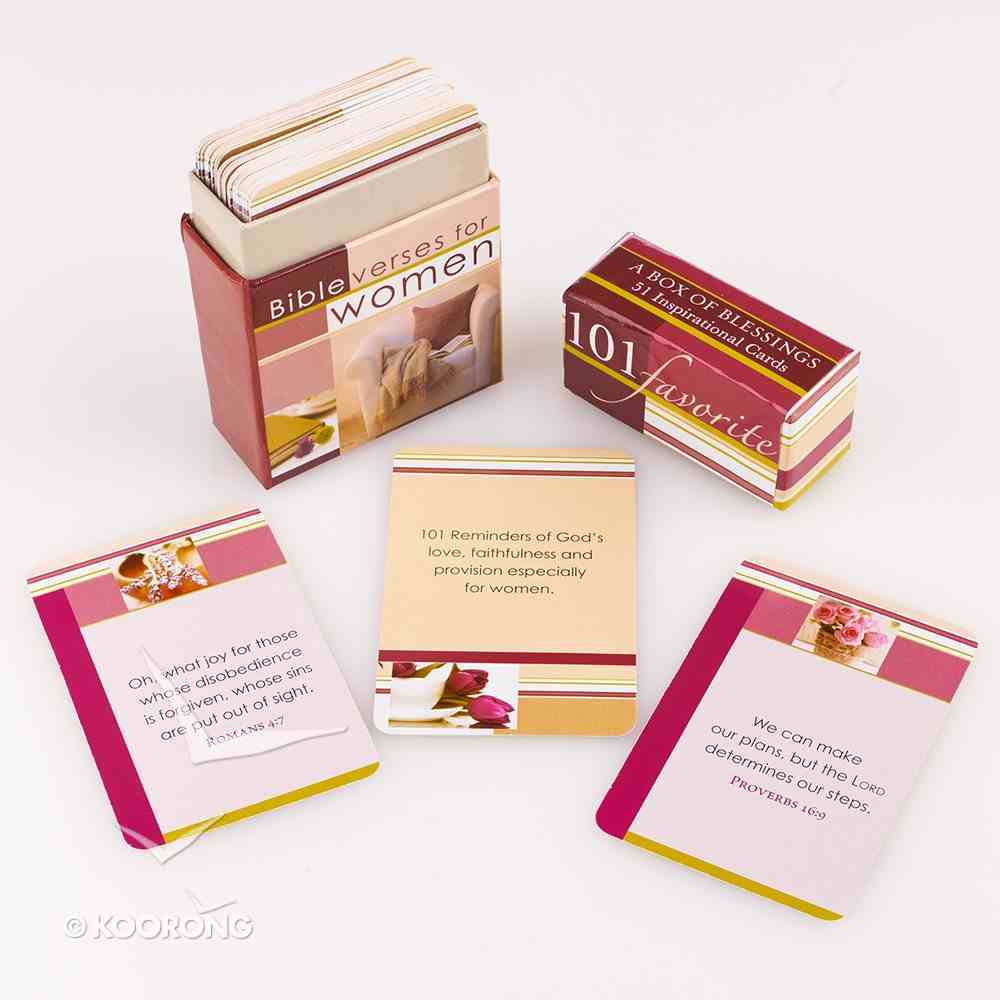 Box of Blessings: 101 Favourite Bible Verses For Women Box