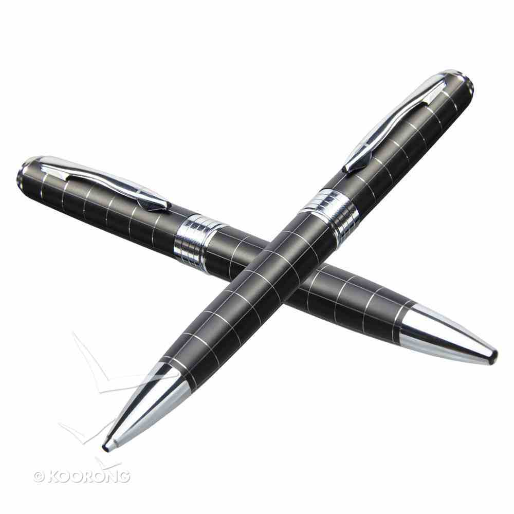 Classic Pen & Pencil Set With Cross Stamped on Clip, Jer 29: 11 Stationery