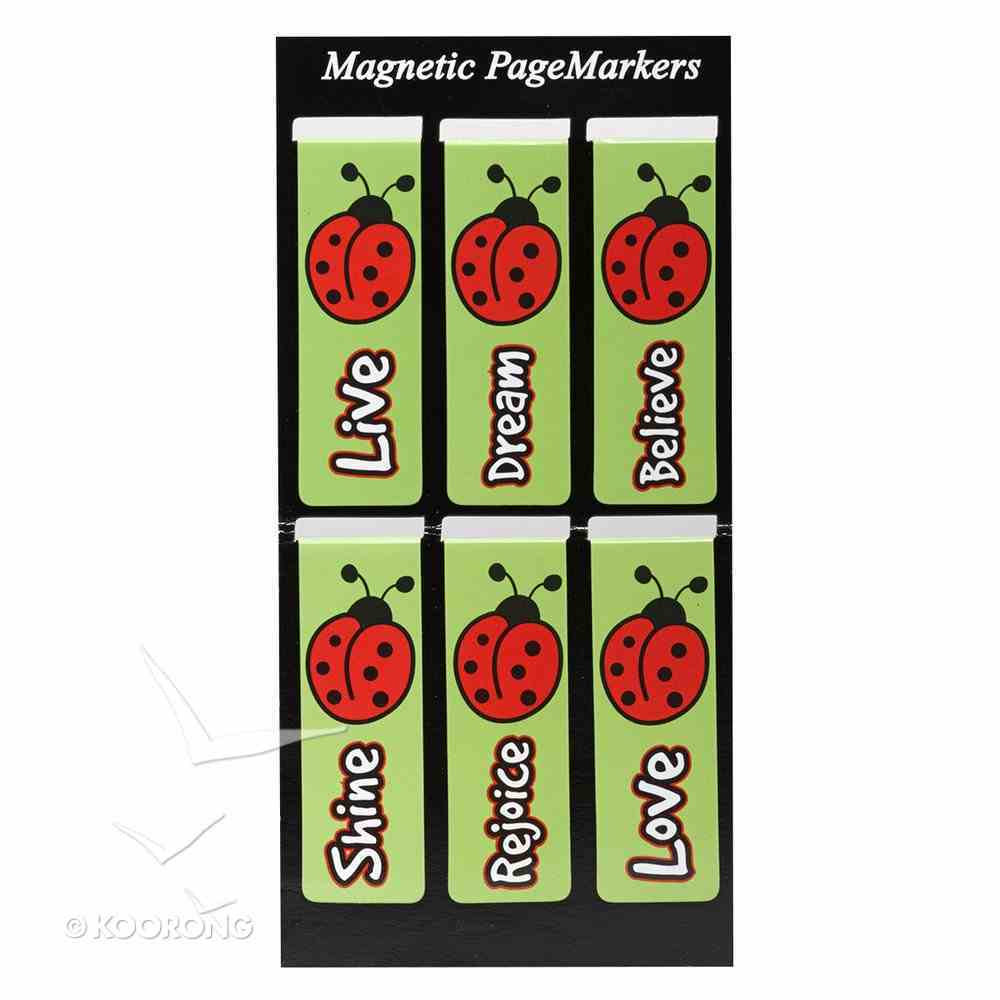 Bookmark Magnetic: Laedee Bugg #02 (Set Of 6) Stationery