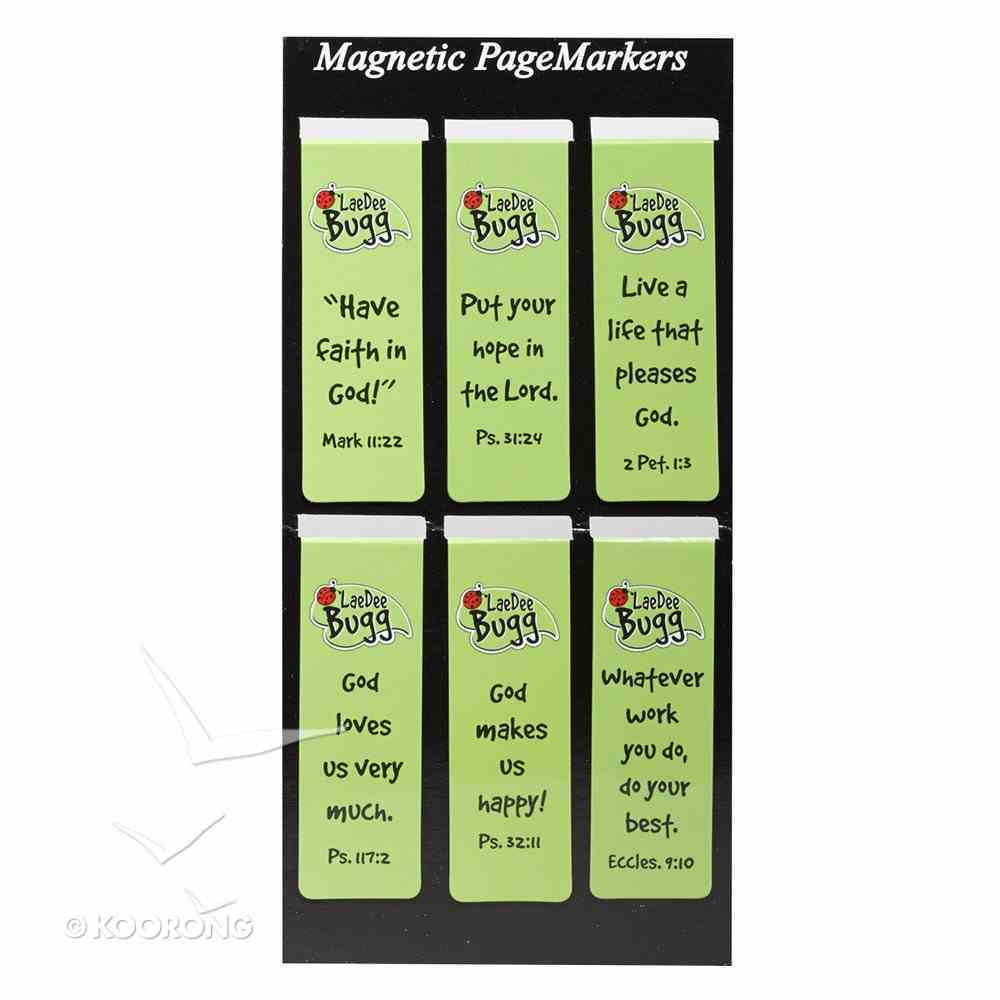 Bookmark Magnetic: Laedee Bugg #02 (Set Of 6) Stationery