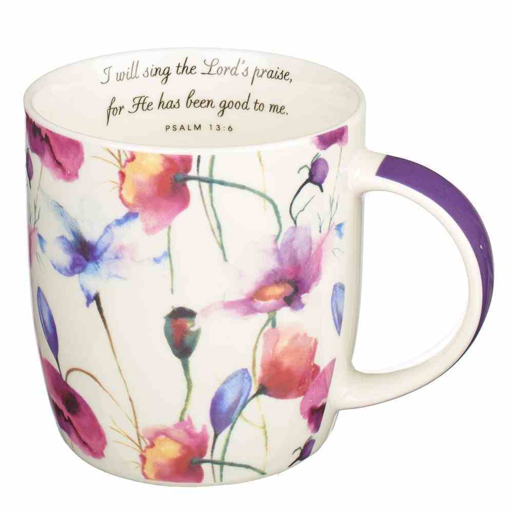 Ceramic Mugs 296ml: Seeds of Love, Floral (Set Of 4) Homeware
