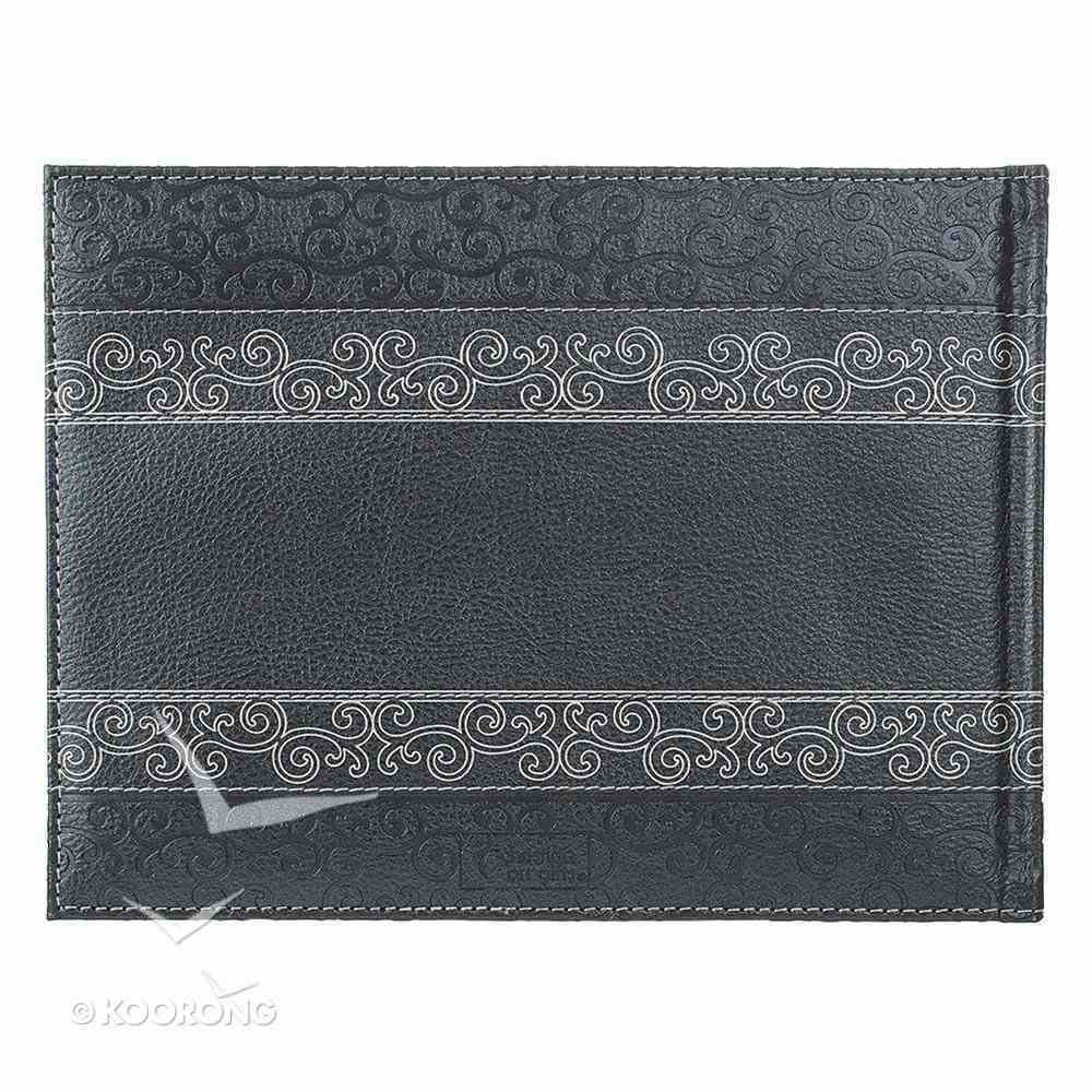 Guest Book: In Loving Memory, Charcoal Lace Imitation Leather