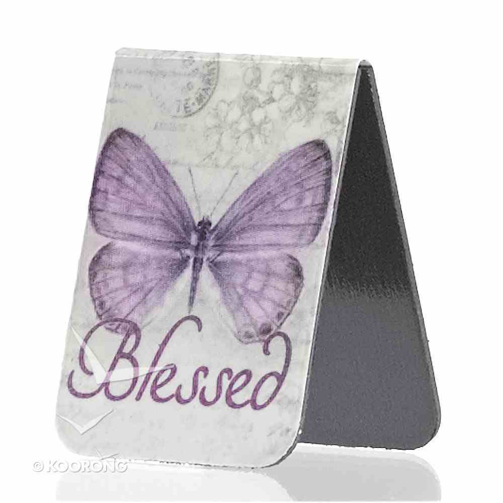 Bookmark Magnetic: It is By Grace You Have Been Saved (Coloured Butterflies) (Set Of 6) Stationery