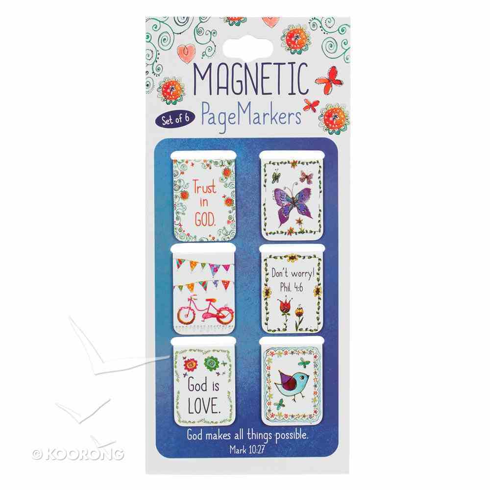 Bookmark Magnetic: God Makes All Things Possible (Set Of 6) Stationery