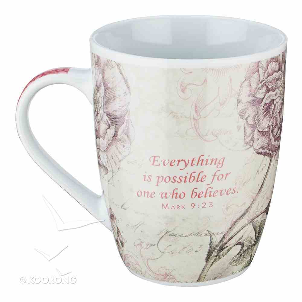 Ceramic Mug: Believe Butterfly Pink (355ml) Homeware