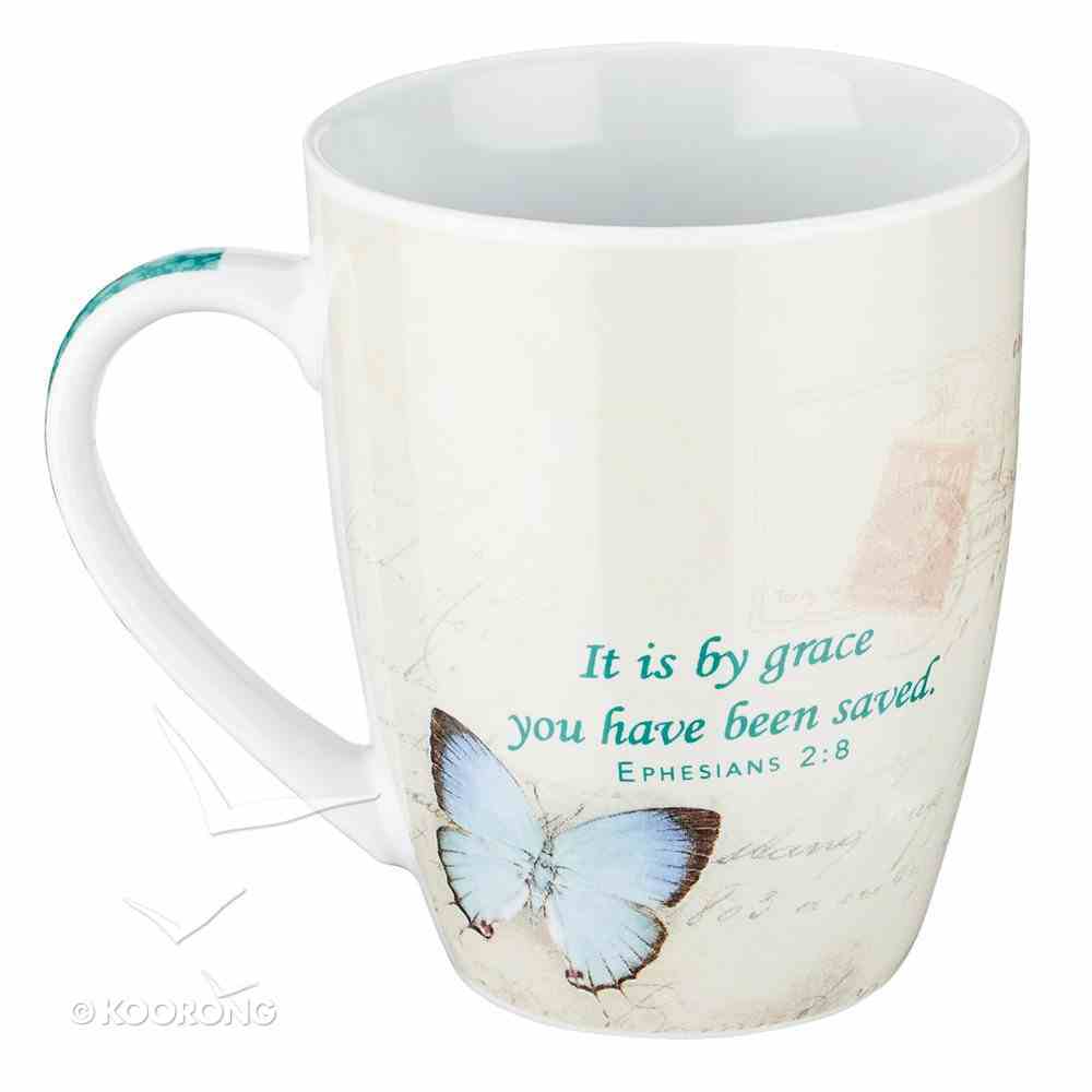 Ceramic Mug: Grace Butterfly Blue (355ml) Homeware