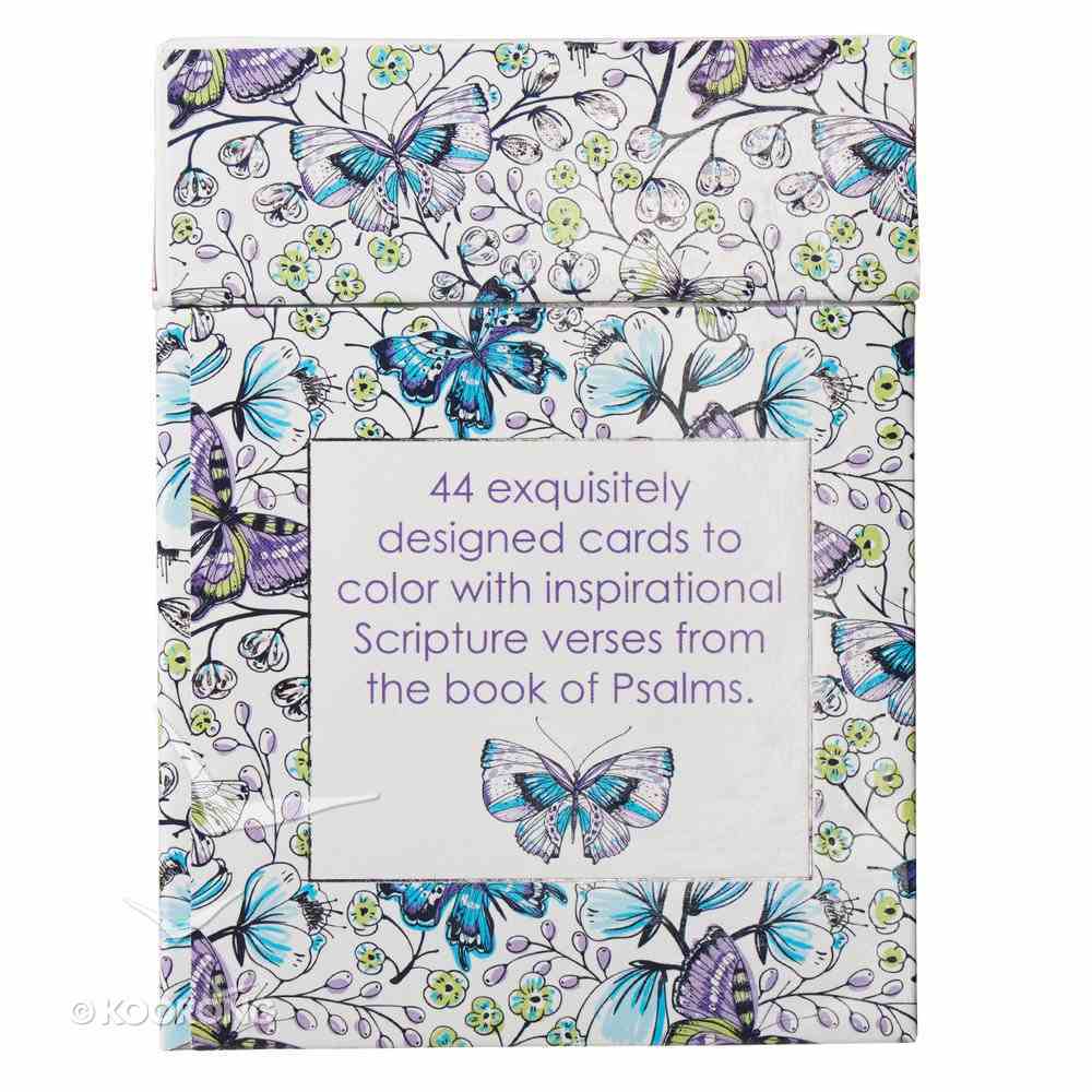 Adult Boxed Coloring Cards: Psalms in Color Box