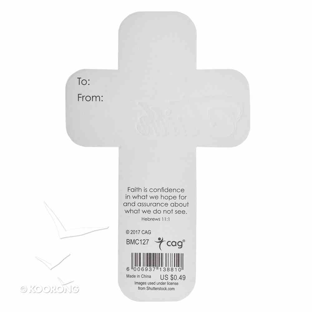 Bookmark Cross-Shaped: Faith Can Move Mountains Stationery