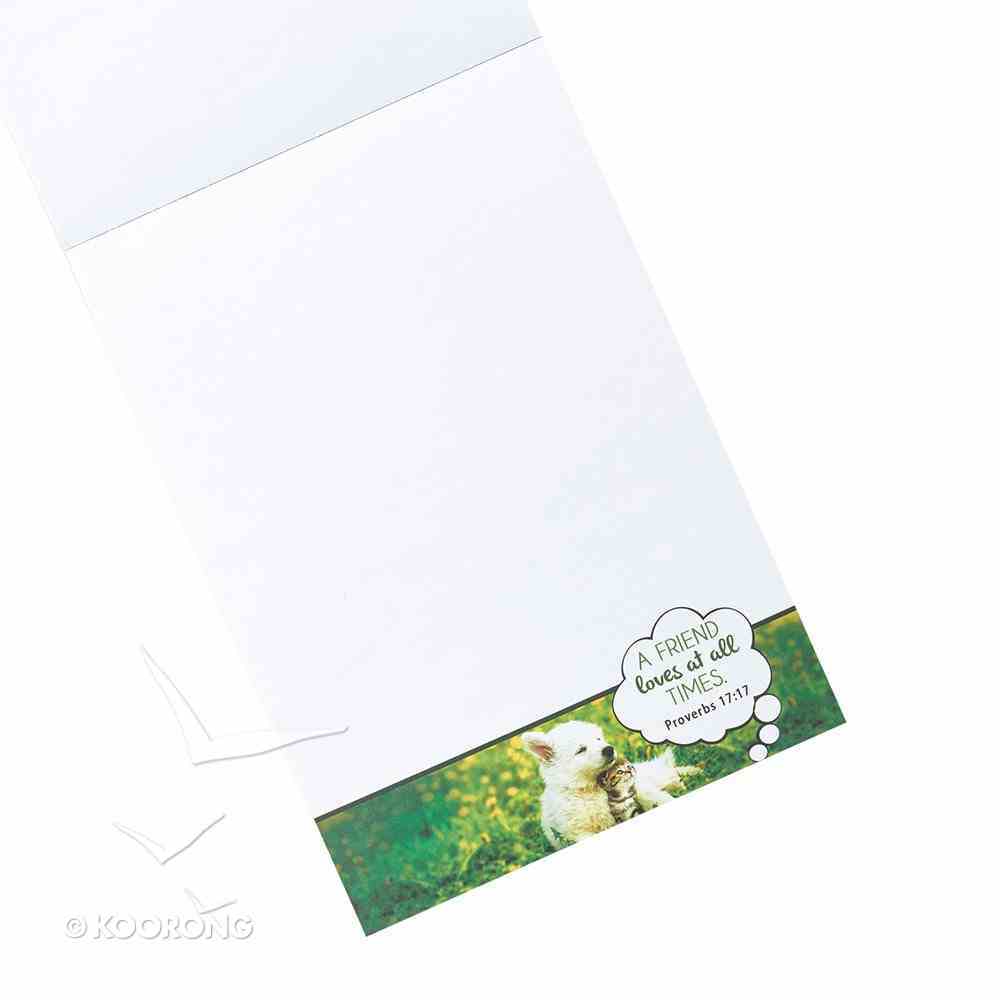 Notepad: A Friend Loves At All Times (Puppy & Kitten) Stationery